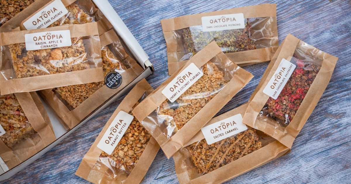 oatopia flapjacks freshly baked individually wrapped
