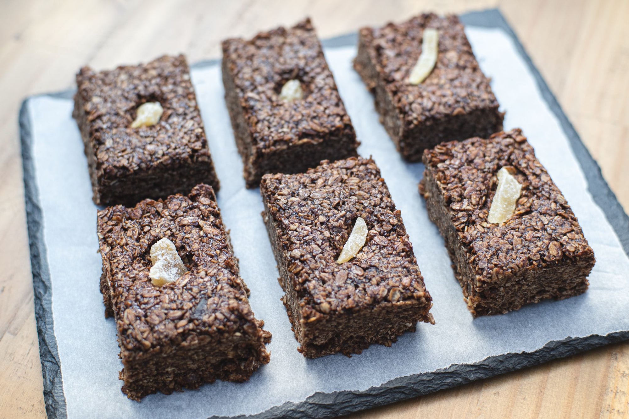 Chocolate-ginger-flapjack