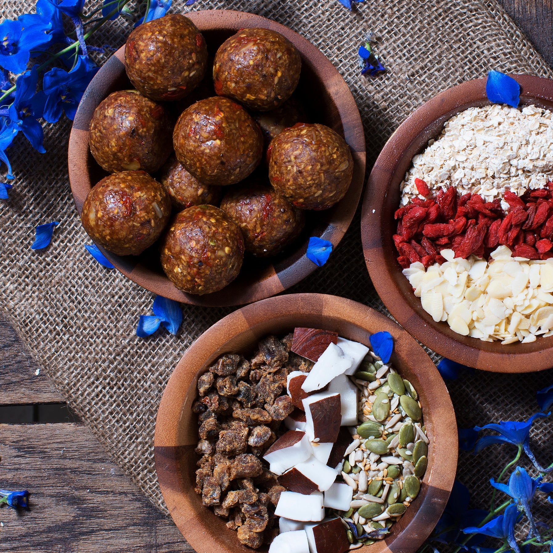Goji Berry & Ginseng vegan energy ball