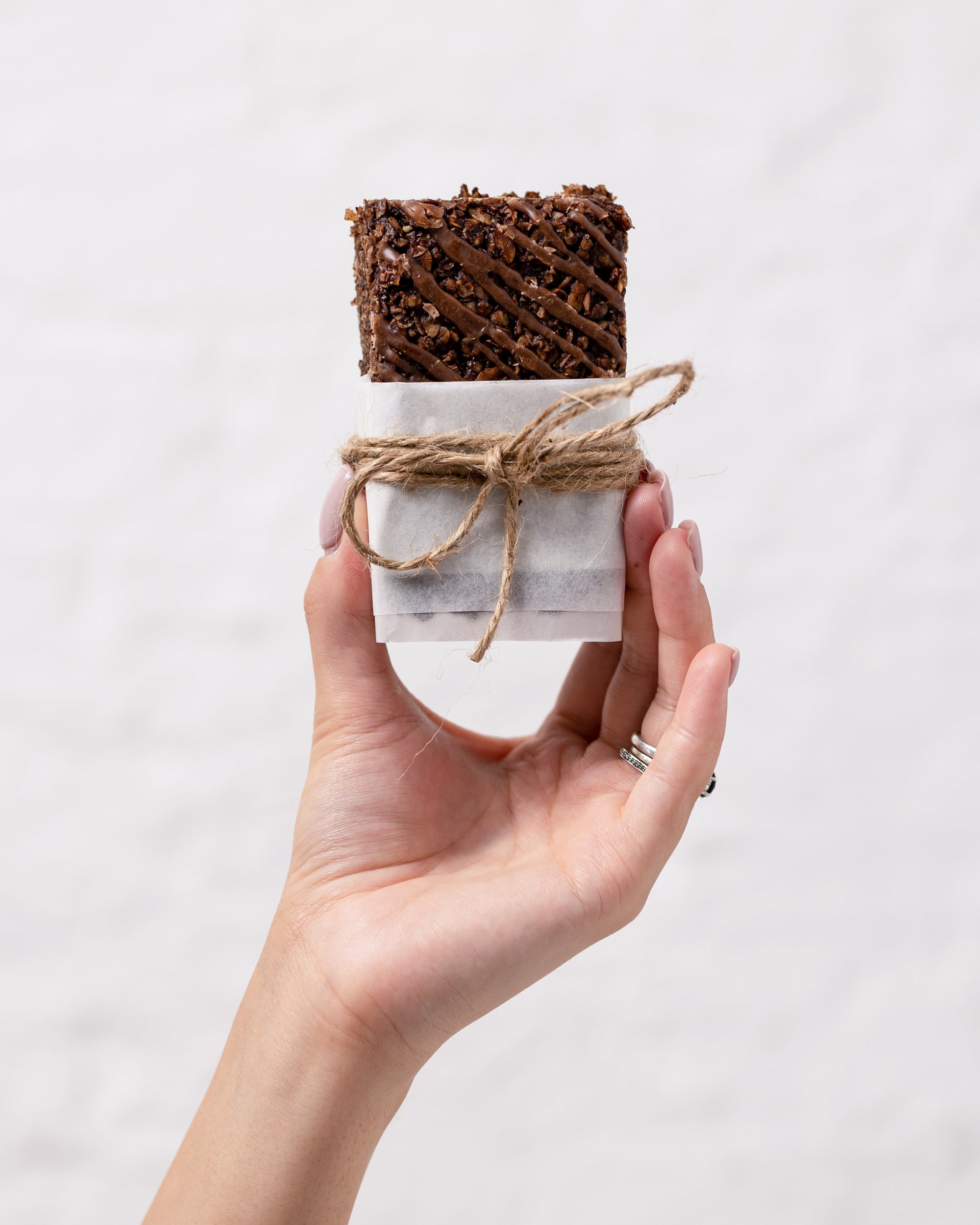 Dark Chocolate & Himalayan Salt Vegan Flapjack